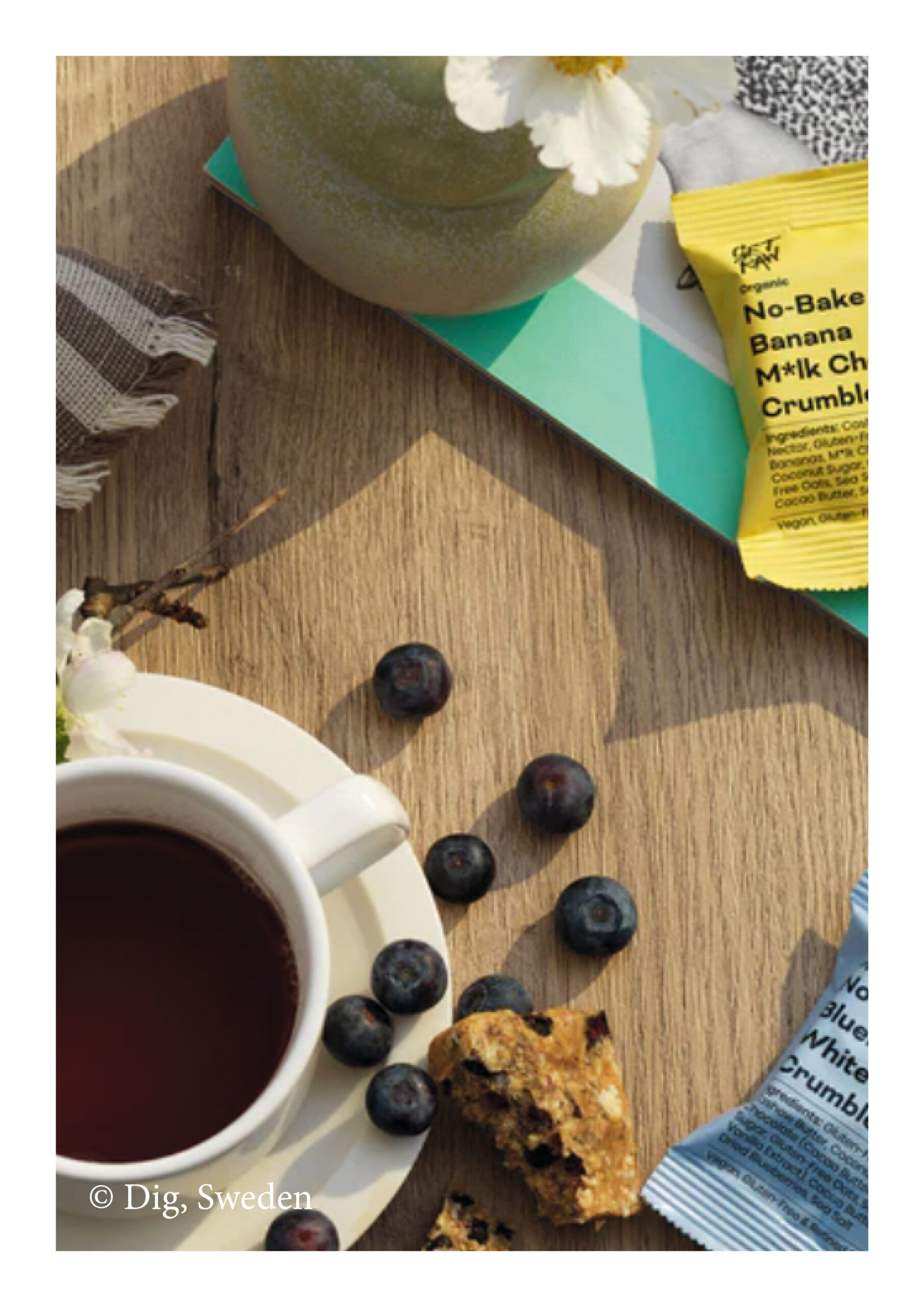 Blaubeer-Weiße-Schokolade Crumble – Bio-Hygge-Snack, vegan, 35 g (DIG) - Image 2