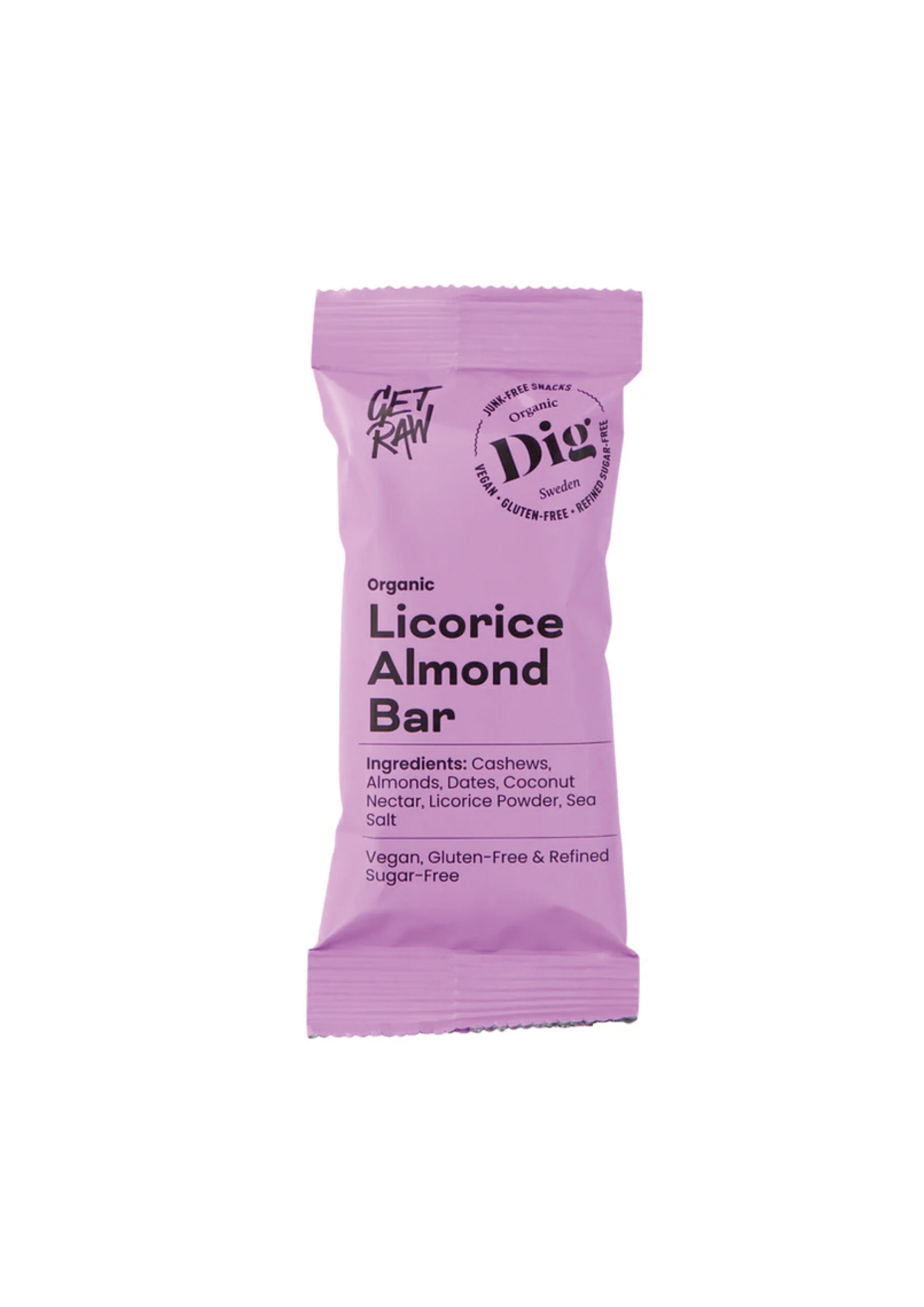Lakritz Mandel Riegel – Bio-Hygge-Snack, vegan & glutenfrei, 42 g (DIG) – Bild 3